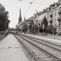 Gottesauer Platz tram stop, Karlesruhe - Steven Kennard 2012